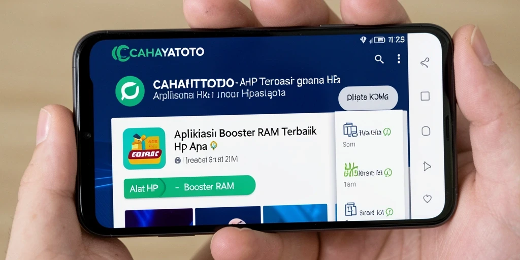 Antarmuka aplikasi CAHAYATOTO yang mudah dipahami dan digunakan.
