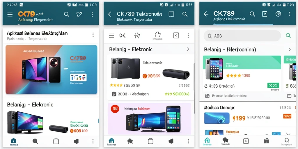 Tampilan antarmuka CK789 yang modern dan fungsional.