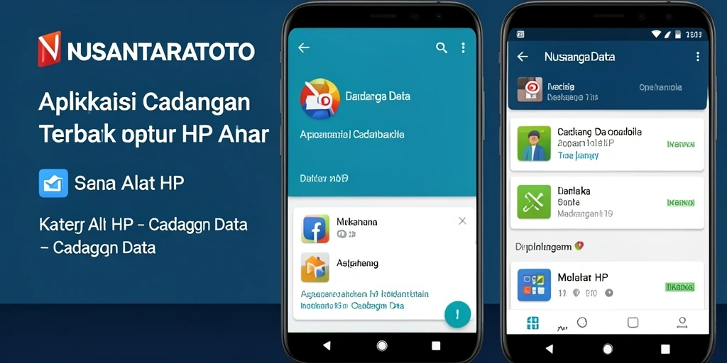 Antarmuka NUSANTARATOTO yang sederhana dan fungsional untuk cadangan data.